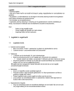 Samenvatting Supply Chain Management