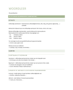 Samenvatting - Nederlands - De basis