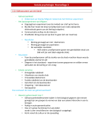 Sociale psychologie samenvatting hoorcollege 3+4