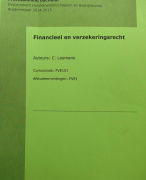 FVR Financieel en verzekeringsrecht Deel 1 (2014-2015)