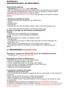 Samenvatting Geschiedenis Hoofdstuk 3 §3.1, §3.2, §3.3 VERANDEREND MENS- EN WERELDBEELD