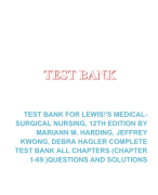 WGU C715 EXAM TEST BANK 300+ QS & ANS ORGANIZATIONAL BEHAVIOR LATEST 2023-2024 (VERIFIED ANSWERS)AGRADE 