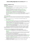 Samenvatting Beginselen Accountancy