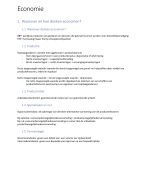 Ingenieurswetenschappen: Economie - samenvatting