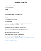 Journalistiek Nieuwsberichtgeving 2018-2019