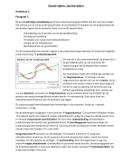 Uitgebreide samenvatting economie goede tijden, slechte tijden