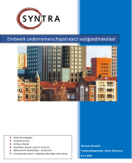 Eindwerk voor de opleiding vastgoedmakelaar bij Syntra