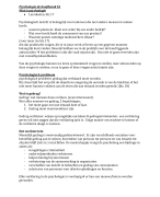 samenvatting psychologie HRM: psychologie de hoofdzaak 1-4,6,7 en Sociale psychologie h6 en leerboek HRM h7