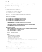 METHODOLOGIE 1 - Hoorcollege aantekeningen