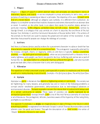 Samenvatting literaire termen engels