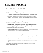 Samenvatting examenstof Historische context Britse Rijk