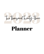 Kalender 2023 + planner 