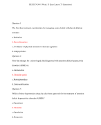 REGIS NU641 Week 15 Quiz Latest (75 QuestionsREGIS NU641 Week 15 Quiz Latest (75 Questions)
