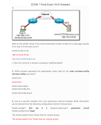 CCNA FINAL EXAM V4