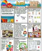 Keuzeopdrachten voor groep 4-5-6-7-8 - juni - serie 2