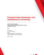 Energiezuinige oplossingen voor werfkantoren en verlichting - BESIX
