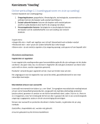 Volledige samenvatting 'voeding' colleges en literatuur. Kennistoets: minor verbeteren van voedingsg