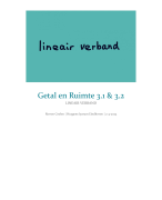 Wiskunde A getal en Ruimte H3.1 & 3.2 samengevat