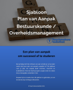Plan van aanpak: Bestuurskunde - Overheidsmanagement | Sjabloon | Template