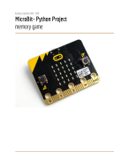 Memory spel Python project