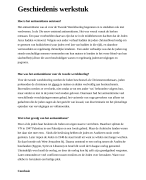 Geschiedenis werkstuk antisemitisme