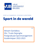 Samenvatting Sport in de wereld