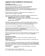 Inleiding en geschiedenis van de psychologie