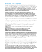 Samenvatting Hfst 1 t/m6 Grondslagen van de Marketing