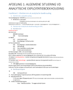 Notities Theorie Cost Accounting
