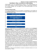 Samenvatting Algemene economie en bedrijfsomgeving H7 Meso-economie en onderneming