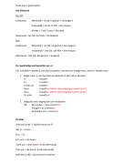 Frans grammatica aantekeningen vwo 1