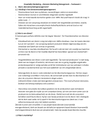 Hospitality Marketing - samenvatting voor tentamen