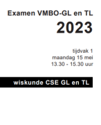 uitwerkingen examen wiskunde vmbo gl-tl 2023 tijdvak 1