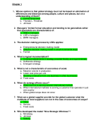 Samenvatting Global Marketing CH 1-6