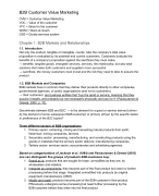 B2B Marketing summary of literature
