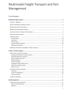 2022-2023 Summary Multimodal Freight Transport and Port Management Master Business Administration 