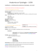 Anatomie en fysiologie 1 - OGD06A