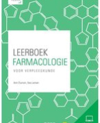 Farmacologie (geneesmiddel, farmacologische zorg en perfusievloeistoffen)
