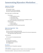 Samenvatting Bijzondere Weefselleer