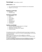 Psychologie samenvatting
