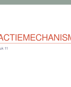 Scheikunde vwo hoofdstuk: Reactiemechanismen