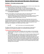 Internationale Monetaire Betrekkingen Samenvatting