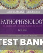 Pathophysiology The Biologic Basis for Disease in Adults and Children 8th  Edition Test Bank / Nursing - Knoowy