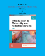Test Bank - Introduction to Maternity and Pediatric Nursing  9th Edition By Gloria Leifer | Chapter 