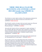 NURS 6512/NURS6512 FINAL EXAM LATEST 2023- R S 2024 VERSION B REAL EXAM 100 QUESTIONS AND  CORRECT ANSWERS |AGRADE (WALDEN  UNIVERSITY)