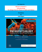 Test Bank - McCance & Huether’s Pathophysiology The Biologic Basis for Disease in Adults and Children  9th Edition By Julia Rogers | Chapter 1 – 50, Complete Guide 2023|