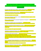 NR 566 Final Exam / NR566 Final Exam Review (Latest 2022/2023): Advanced Pharmacology for Care of the Family - Chamberlain