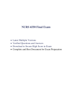 NURS6550 final exam (3 Versions), NURS6550 Midterm exam (2 Versions) (100 Correct Q & A in Each Version) & NURS6550 Final and Midterm Exam Study Guide (Latest-2023): Walden University