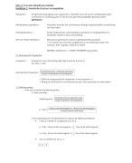 Populatie Genetica en evolutie 