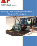 Verslag Labo aandrijftechnieken: Frequentie drive Control Techniques